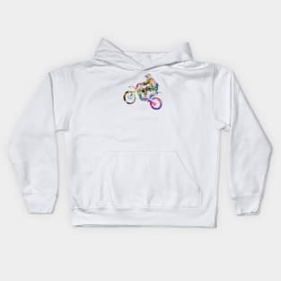 Motocross Dirt Bike Kids Hoodie